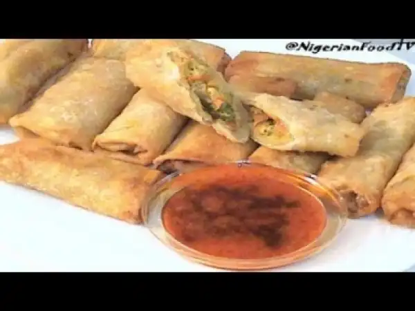 Video: How To Make Spring Rolls | Chicken & Vegetables Spring Rolls